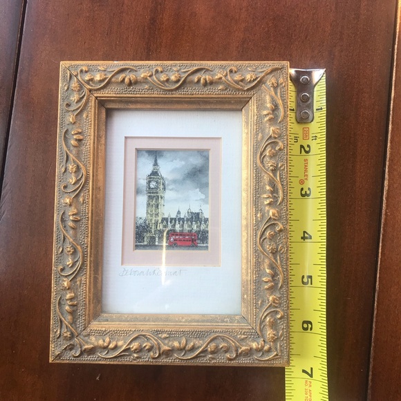 Original Art — Deborah Rehmat Miniature Watercolor - Picture 4 of 6
